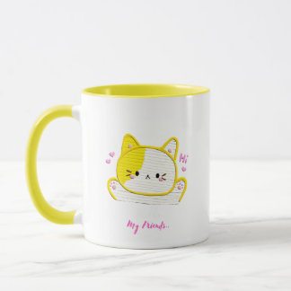 Bonjour Kitty Mug