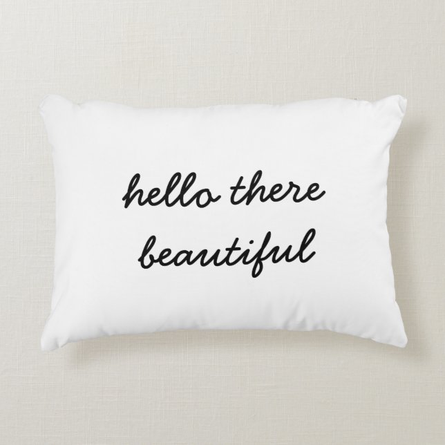 Bonjour là beau coussin (Devant)