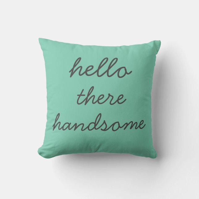 Bonjour là coussin beau (Recto)