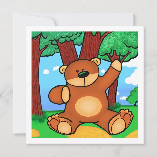 Bonjour l'ami : Ours en prairie (Devant)