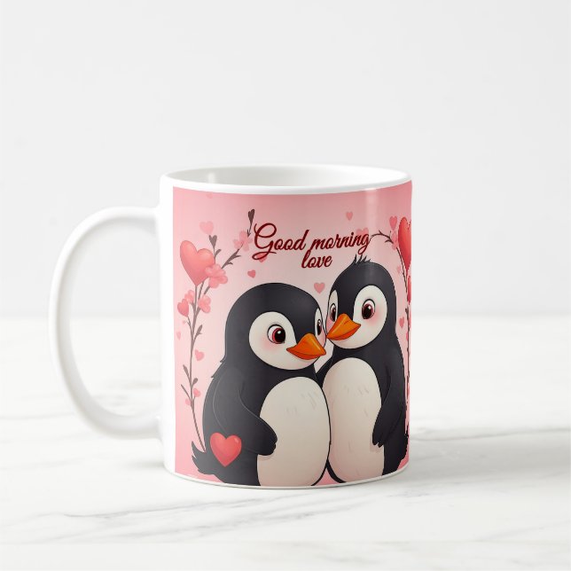 Bonjour l'amour - Mug de la Saint-Valentin pour le (Gauche)