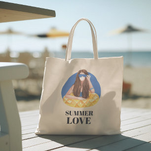 Bonjour l'été avec un sac fourre-tout tropical typ