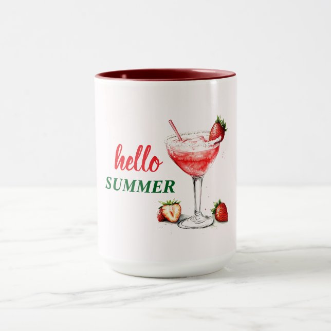 Bonjour l'été | Tasse Combo Cocktail Fraise (Centre)