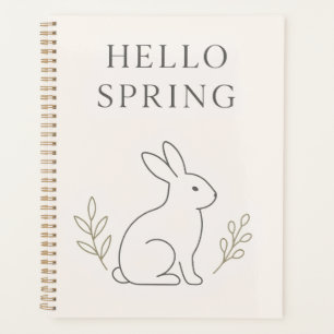 Bonjour Ligne Artistique Minimaliste de Lapin de P