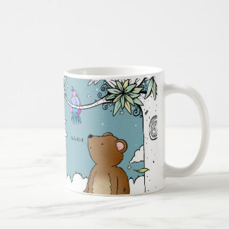 Bonjour l'oiseau a indiqué M. Bear - tasse