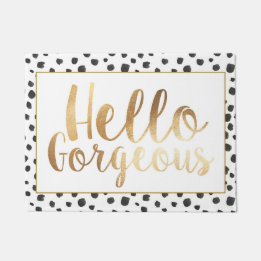 Bonjour magnifique, paillasson