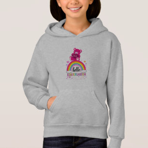 Bonjour maternelle ourson arc-en-ciel mignon 
