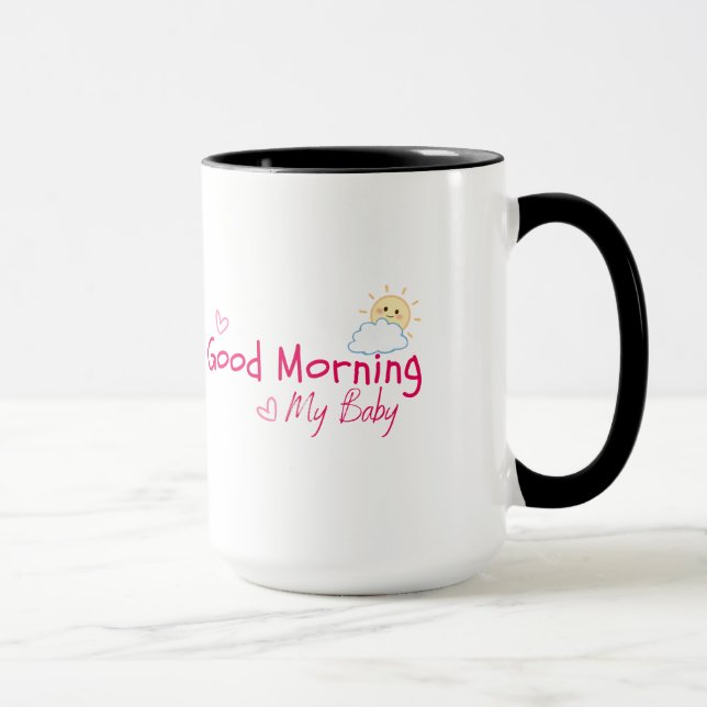 Bonjour mon bébé trending matinal tasse de thé du  (Droite)