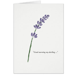 "BONJOUR MON CHÉRI… JE VOUS ADORE "