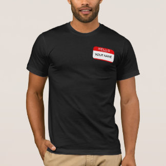 Bonjour mon nom est T-shirt