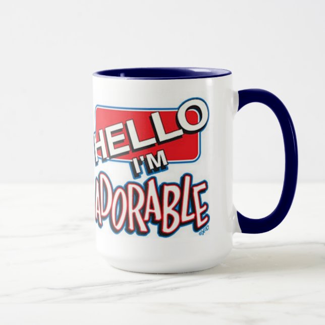 Bonjour Mug (Droite)