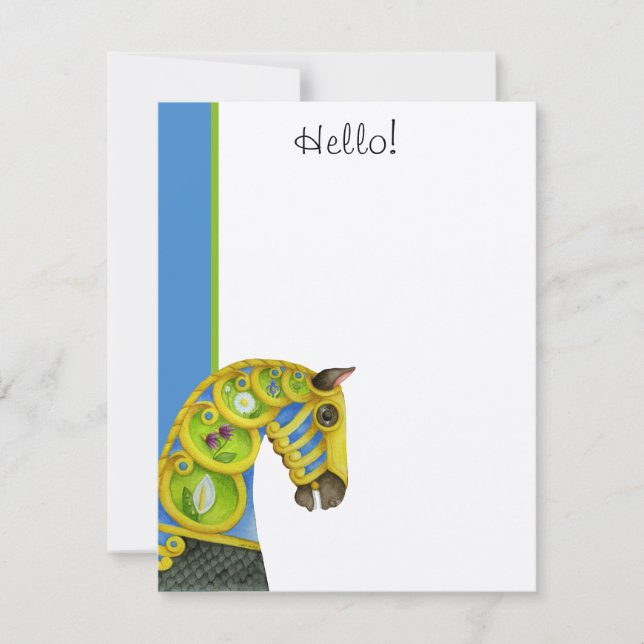 Bonjour Neptune ! Cartes de correspondance simples (Devant)