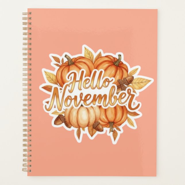 Bonjour novembre - Conception automnale cosy (Devant)