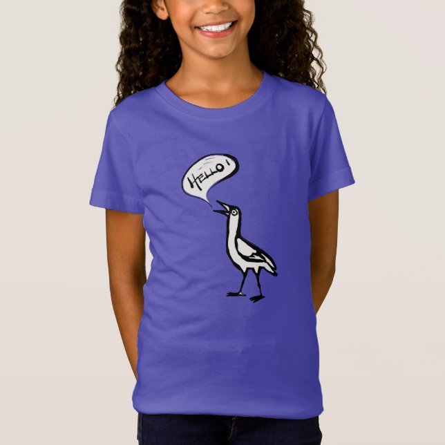 Bonjour oiseau ! T-shirt (Devant)