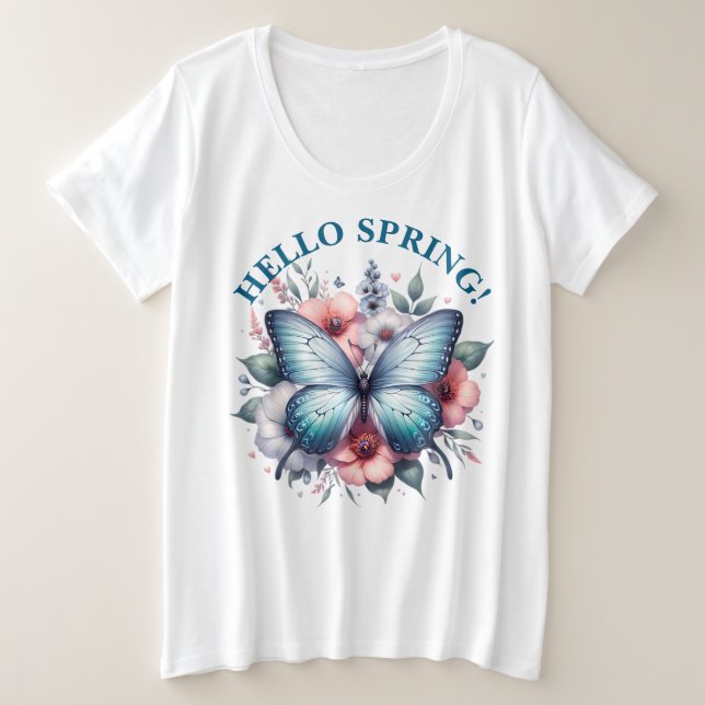 Bonjour Papillon de Printemps-96282 (Design devant)