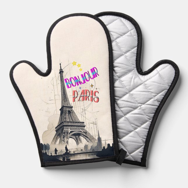 Bonjour Paris coloré (Recto/Verso)