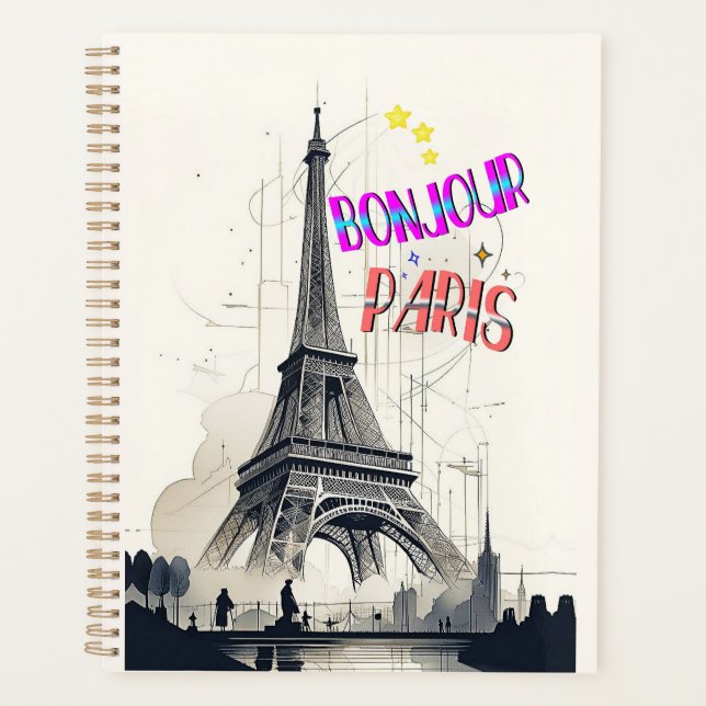 Bonjour Paris coloré (Devant)