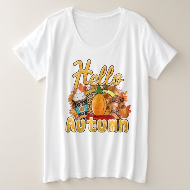 Bonjour Personnaliser d'automne (Design devant)
