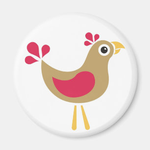 Bonjour poulet ! Aimant génial de poulet