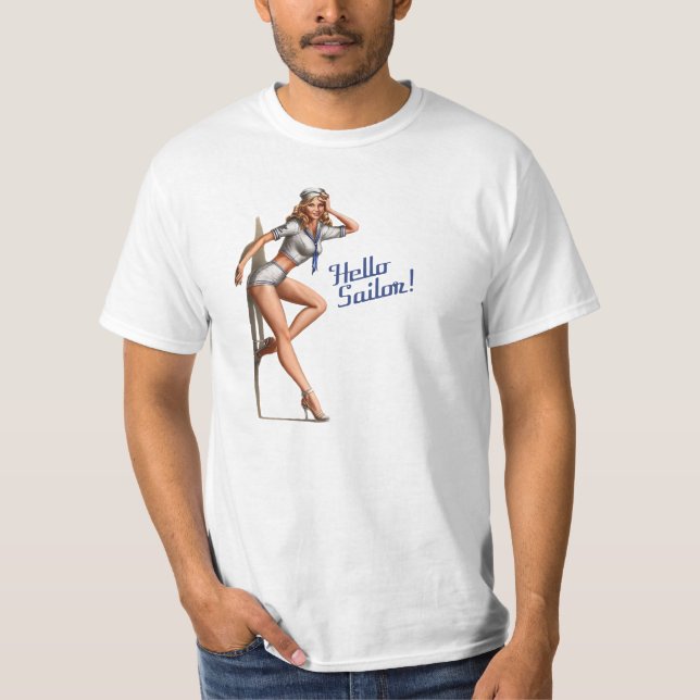 Bonjour Sailor ! T-Shirt pour fille (Devant)