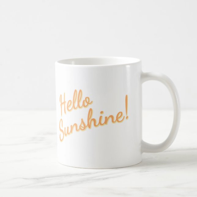 Bonjour soleil - tasse (Droite)