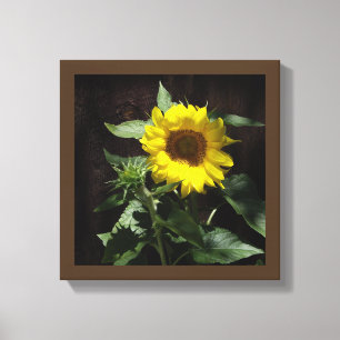 Bonjour Soleil - Toile de créateur Tournesol géant