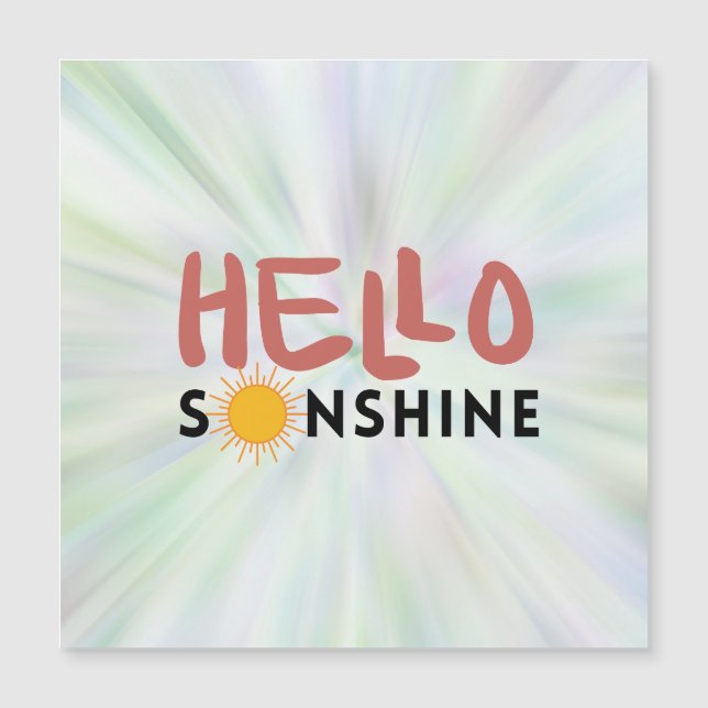 Bonjour Sonshine, Sun Rays, Vues d'été (Devant)