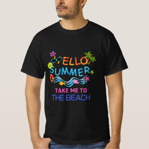 Bonjour Summer Sea Beach Party T-shirt