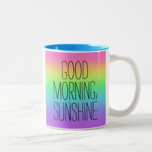 Bonjour, Sunshine Rainbow Mug
