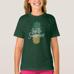 Bonjour T-shirt Ananas été