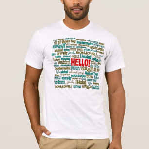 Bonjour T-shirt (de langue multi)