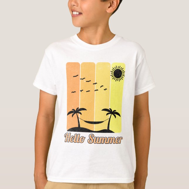 Bonjour T-shirt été (Devant)