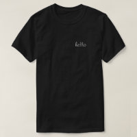 Bonjour T-shirt (noir)