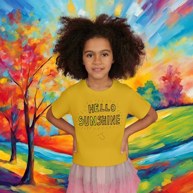 Bonjour T-shirt soleil (Créateur téléchargé)