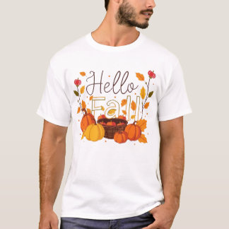 Bonjour T-Shirts Automne - Cosy Vibes Automnes