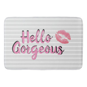 Bonjour tapis de bain magnifique