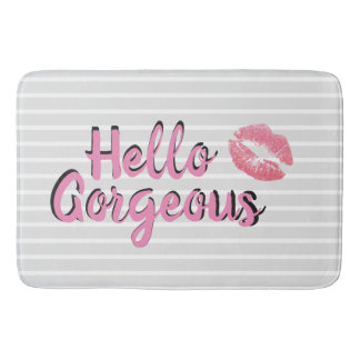 Bonjour tapis de bain magnifique