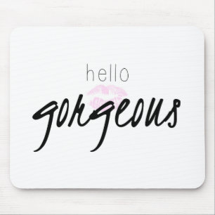 Bonjour tapis de souris magnifique