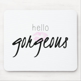 Bonjour tapis de souris magnifique