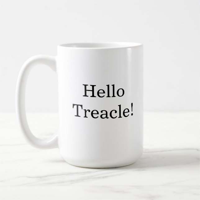 Bonjour tasse de mélasse (Gauche)