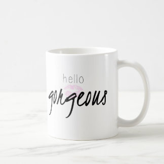 Bonjour tasse magnifique