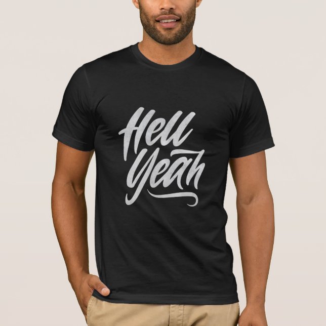 Bonjour typographie en gras T-Shirt 🤣 (Devant)