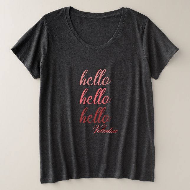 Bonjour Valentine Femmes (Design devant)