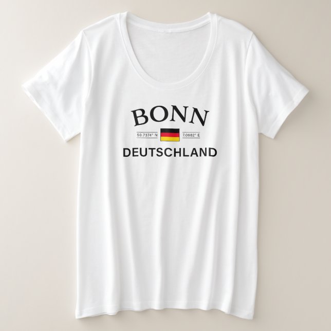 Bonn Deutschland coordonne allemand (Design devant)