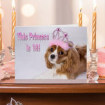 Bonne 18e anniversaire Cavalier King Charles Card<br><div class="desc">Carte d'anniversaire parfaite pour un 18 ans !</div>