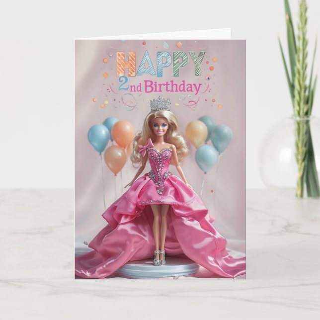 Bonne 2e carte d'anniversaire (Devant)