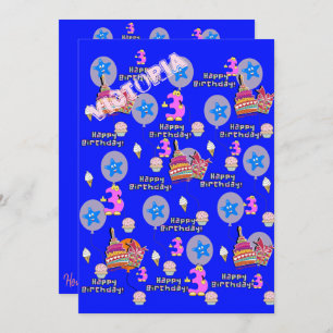 Bonne 3ème anniversaire Invitation Anniversaire #3