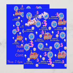 Bonne 3ème anniversaire Invitation Anniversaire #3