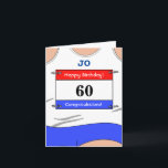 Bonne 60e carte d'anniversaire pour un coureur<br><div class="desc">Envoyer 50e anniversaire souhaite à ce coureur spécial, quelle que soit la distance qu'ils courent, marathons, demi-marathons, 10 miles, 10km ou 5km de distance des pistes ou des sprints! Ou il suffit de modifier les messages pour quelqu'un qui est la couleur préférée est le blanc! Le gilet de course avec...</div>