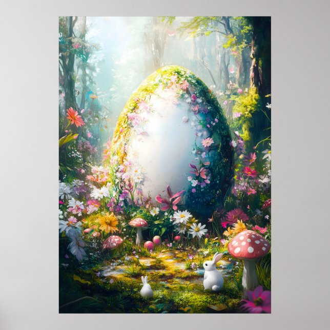 Bonne affiche de l'Imaginaire de la forêt d'oeufs  (Devant)